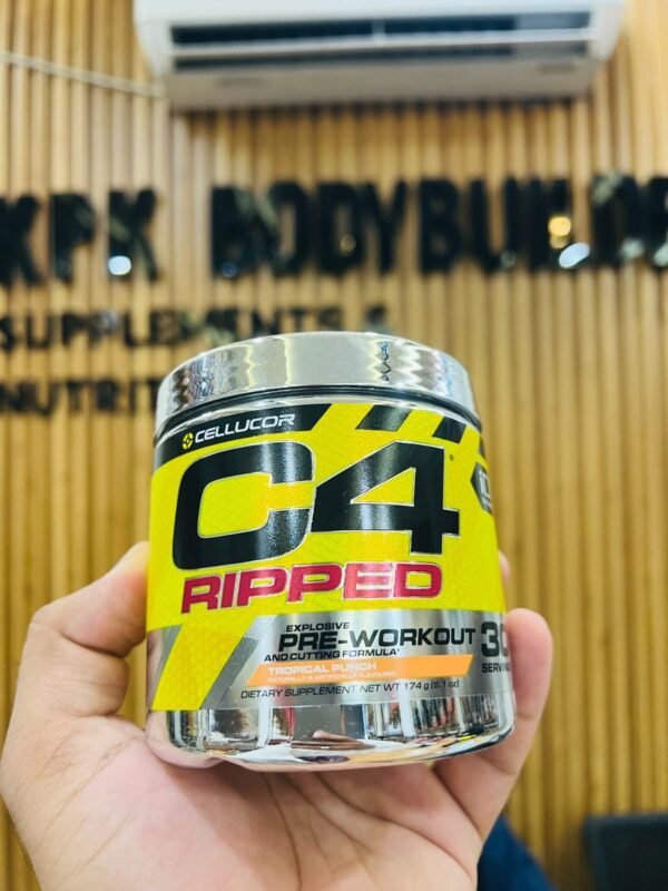 Cellucor C4 Ripped Explosive Pre-Workout and Cutting Formula Tropical Punch 30 Servings
