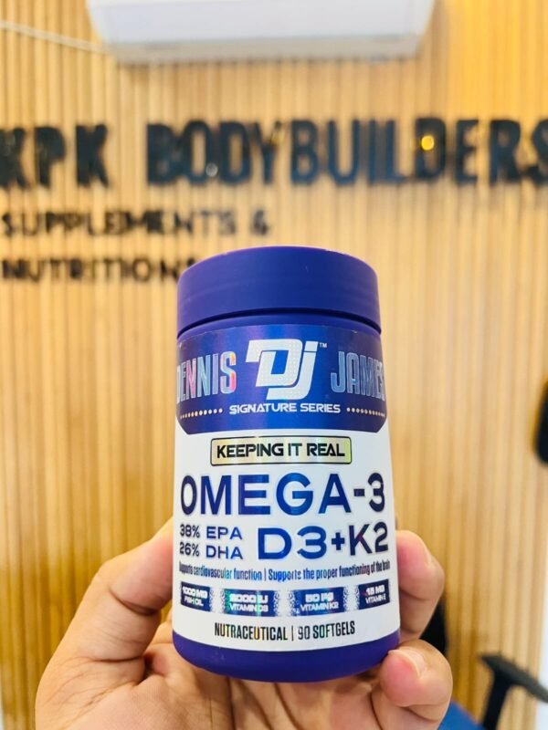 Dennis James Signature Series Omega-3 D3+K2 90 Softgels