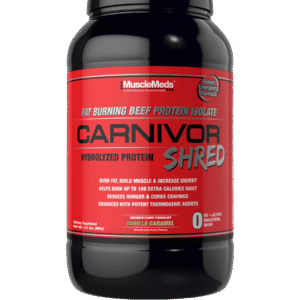 MuscleMeds Carnivor Shred Fat Burning Beef Protein Isolate Vanilla Caramel 1.91lbs
