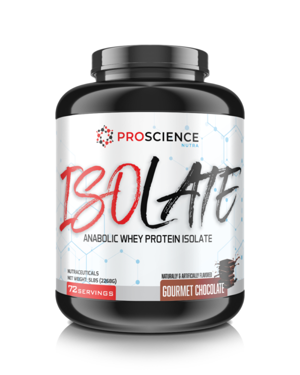 ProScience Nutra Isolate Anabolic Whey Protein Isolate Gourmet Chocolate 5lbs
