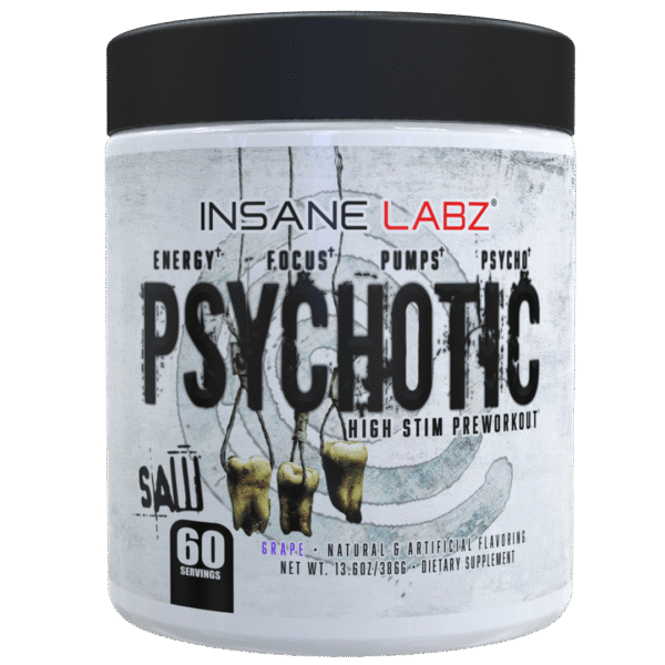 Insane Labz Psychotic Pre-Workout Grape 60 Servings