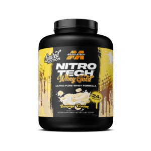 MuscleTech Nitro-Tech Whey Gold Banana Cream 5lb Limited Edition